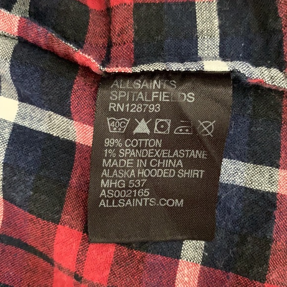 All SAINTS Spitalfields ALASKA hooded Shirt - Picture 9 of 13